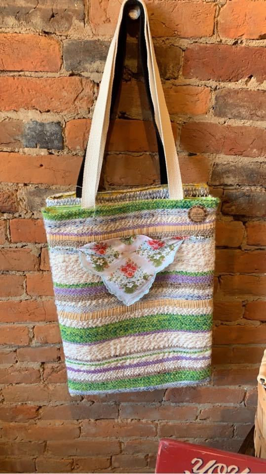 Hand woven shoulder Bag